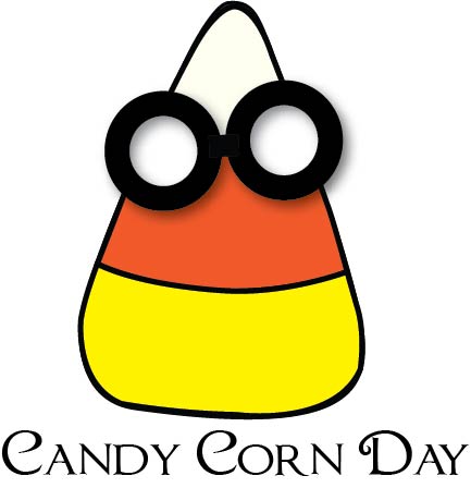 Candy Corn Day Wishes Clipart