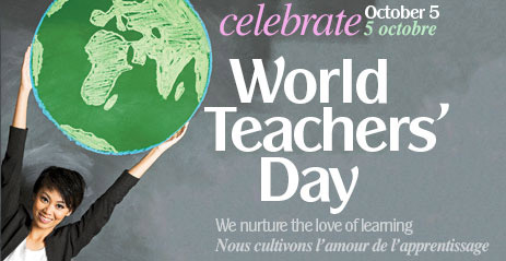 Celebrate World Teachers Day October 5, 2016