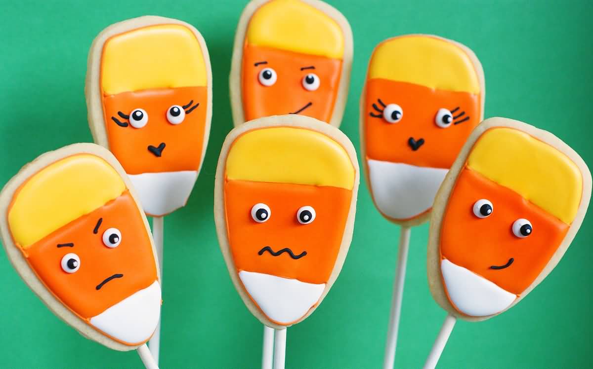Happy National Candy Corn Day Candy Corn Lollipops Picture