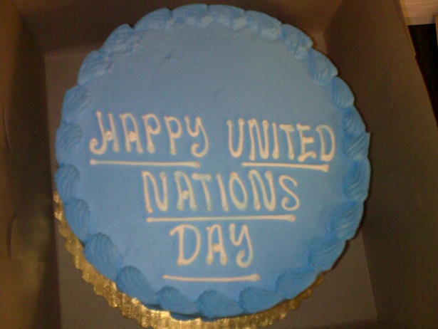 Happy United Nations Day Cake Picture