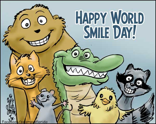 Happy World Smile Day Smiling Animals Picture