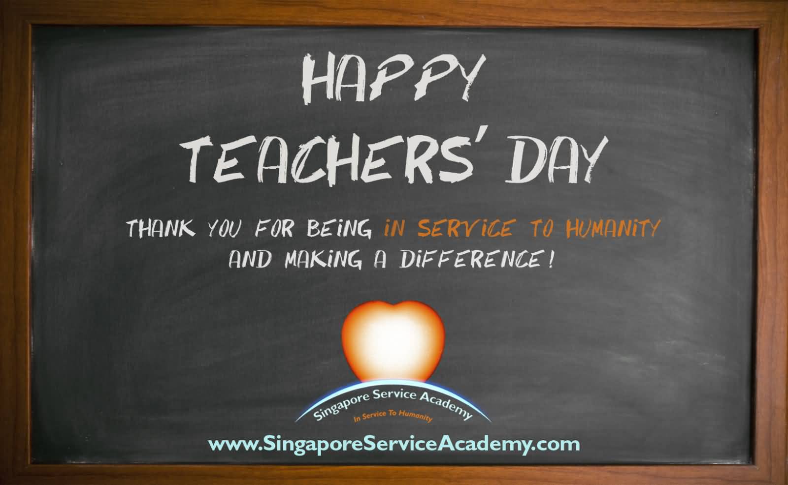 Happy World Teachers Day 2016 Thank You For Being In Service To Humanity And Making A Difference