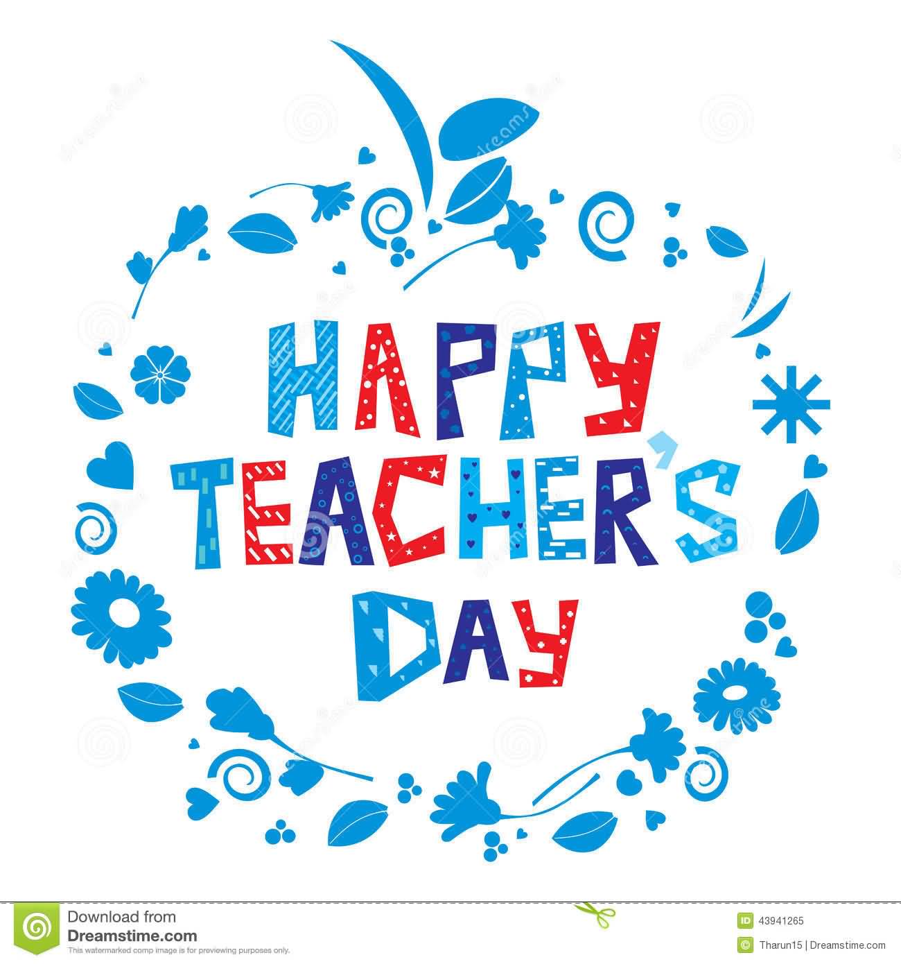 Happy World Teachers Day Clipart