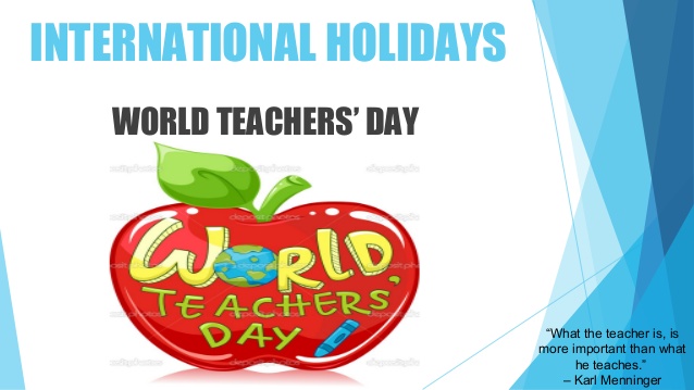 International Holidays World Teachers Day