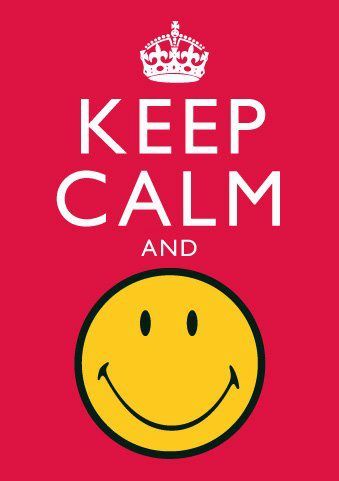 Keep Calm And Smile Its World Smile Day