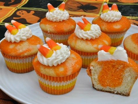 National Candy Corn Day Candy Corn Cup Cakes Picture
