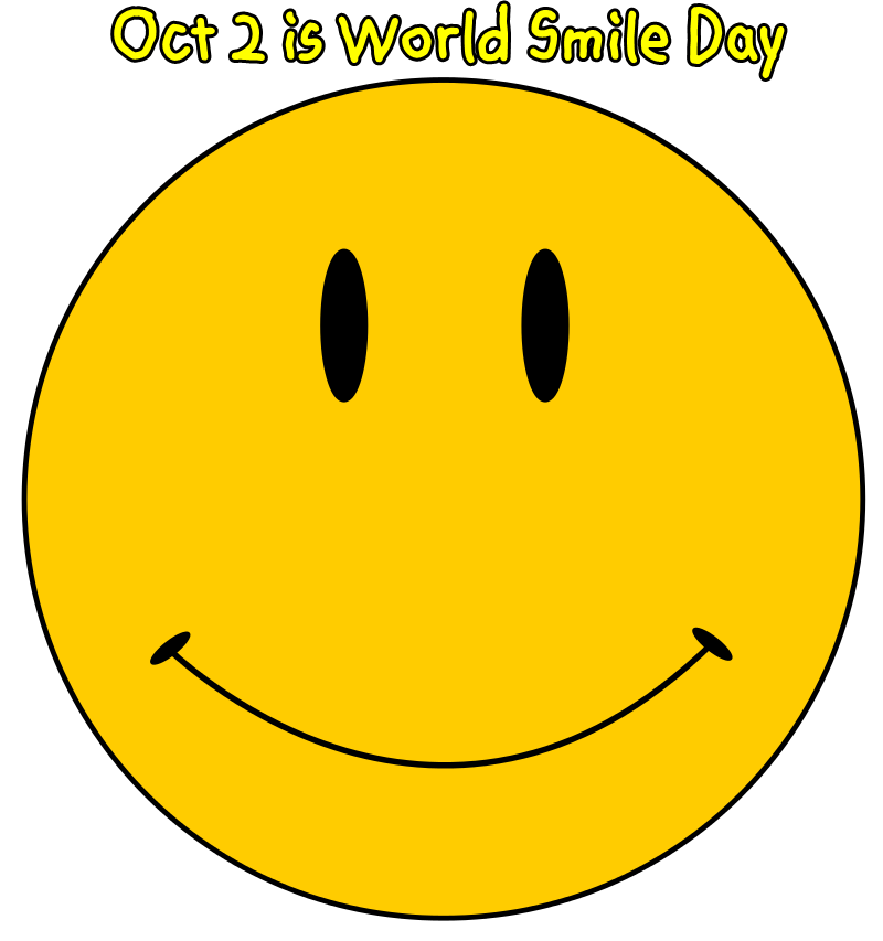 Oct 2 Is World Smile Day Picture
