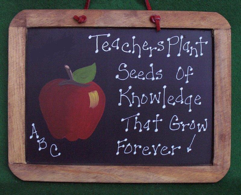 Teacher Plant Of Seed Of Knowledge That Grow Forever Happy World Teachers Day