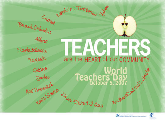 Teachers Are The Heart Of Out Community World Teachers Day
