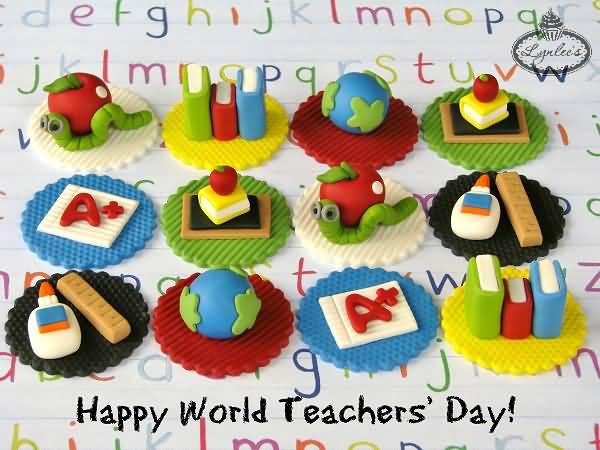 Treat Your Favorite Teacher With These Sweet Cupcakes Happy World Teachers Day 2016