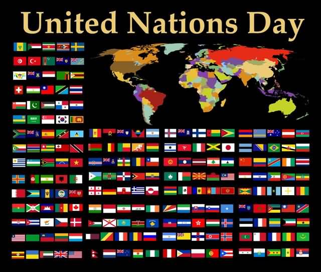 United Nations Day All Countries Flag Picture