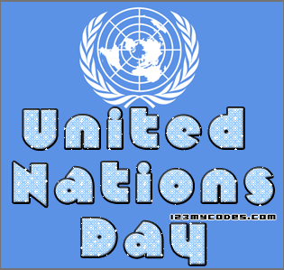 United Nations Day Glitter