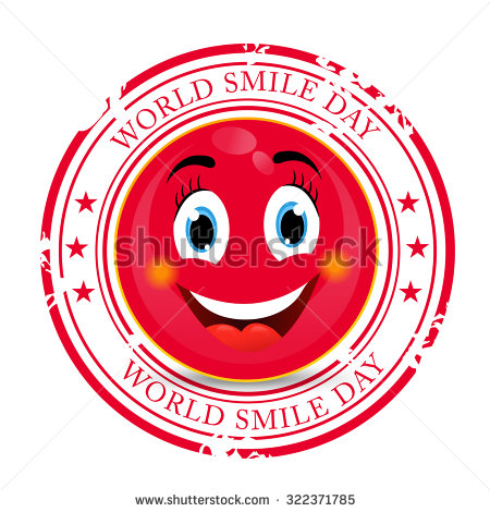 World Smile Day 2016 Rubber Stamp Picture