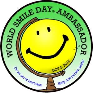 World Smile Day Ambassador Clipart