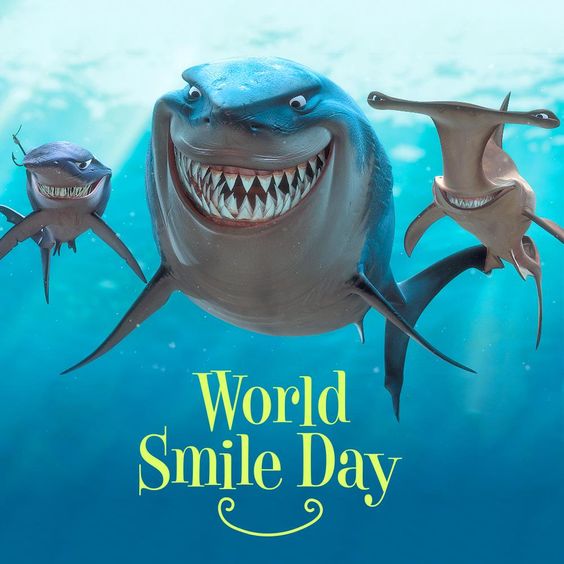 World Smile Day Smiling Sharks Picture