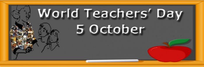 World Teachers Day 5 October Header Image