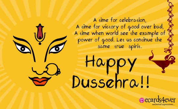 A Time For Celebration A Time For Victory Of Good Over Bad Happy Dussehra 2016