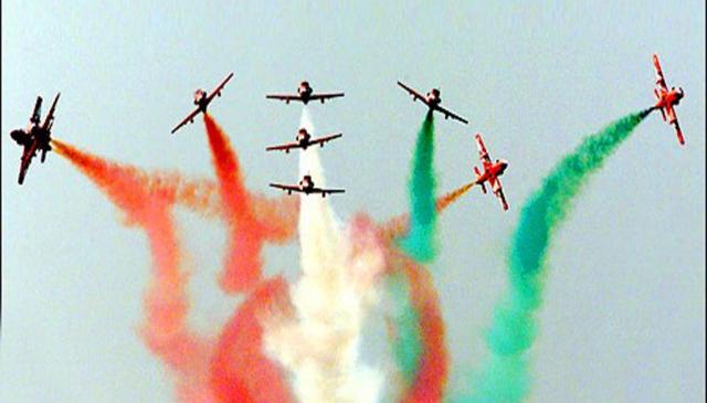 Air Show During The Indian Air Force Day