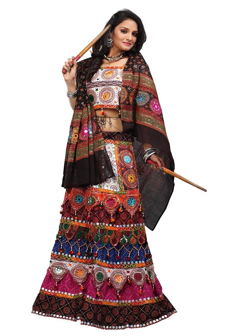 Beautiful Traditional Navratri Chaniya Choli Dress