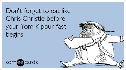 Don't Forgot To Eat Like Chris Christie Before Your Yom Kippur Fast Begins