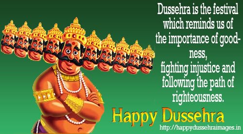 Dussehra Is The Festival Which Reminds Us Of The Importance Of Goodness, Fighting Injustice And Following The Path Of Righteousness Happy Dussehra