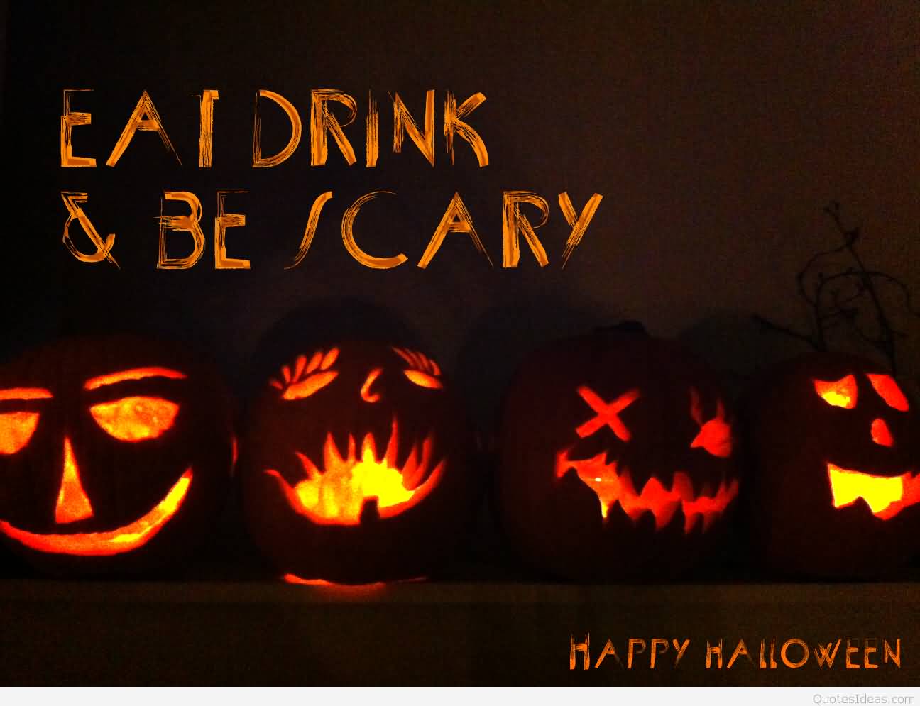 Eat Drink And Be Scary Happy Halloween