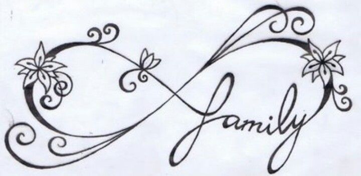 8. "Infinity Family Tattoo on Side of Hand" - wide 1