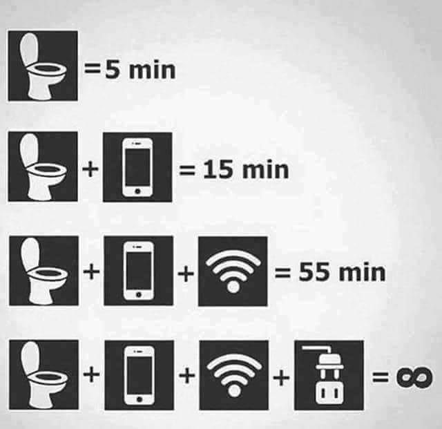 Funny Toilet Time Graph