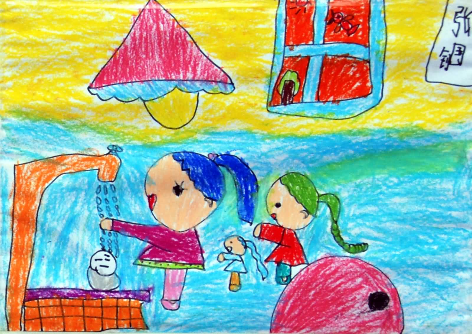 Global Handwashing Day Hand Made Painting Picture