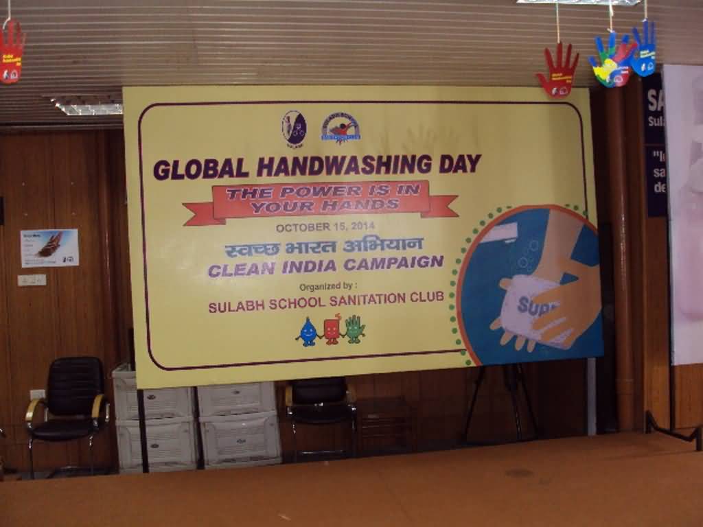 Global Handwashing Day The Power Is In Your Hands Poster