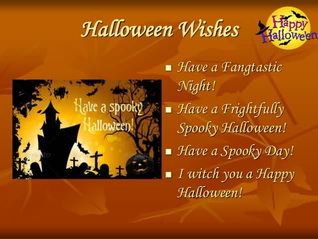 Halloween Wishes Picture For Facebook