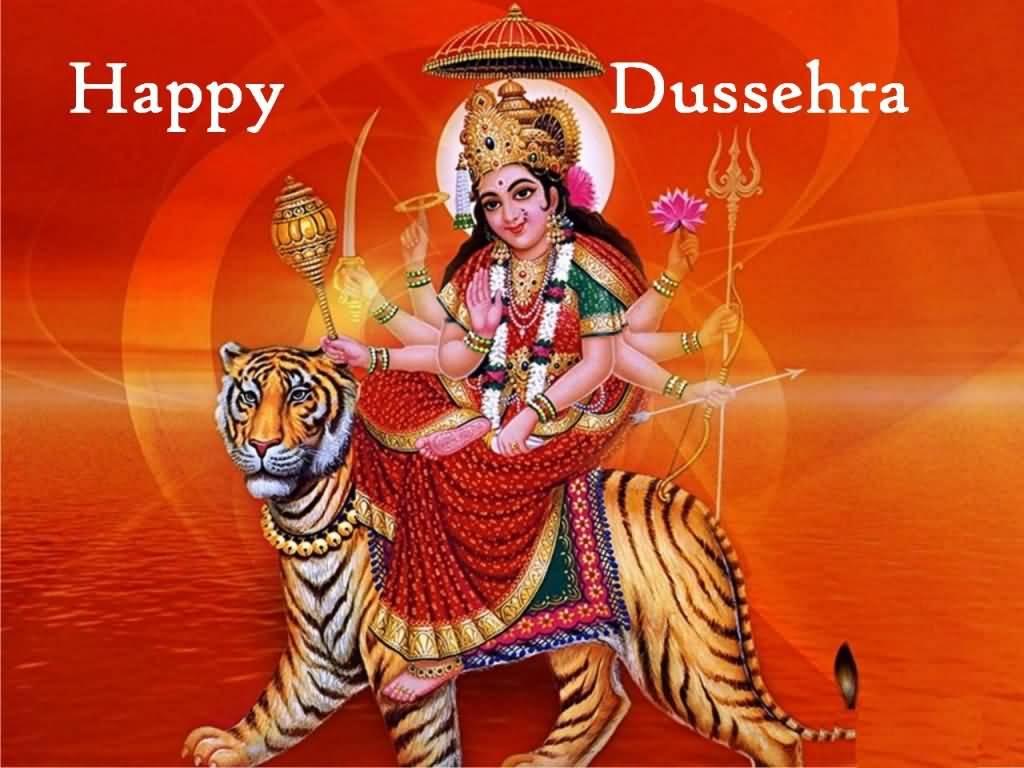 Happy Dussehra Maa Durga Wallpaper