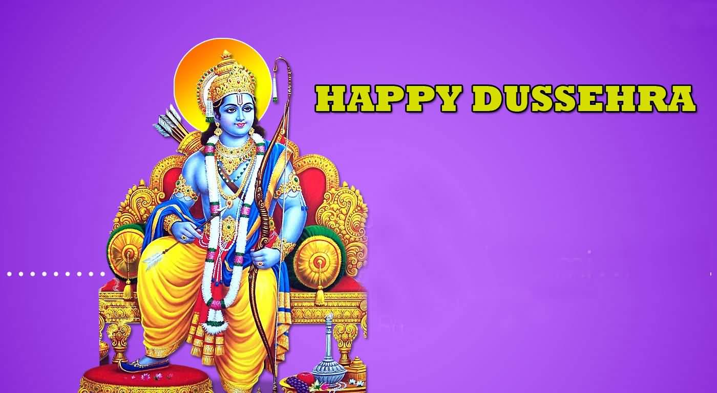 Happy Dussehra Ram Chandra Wallpaper