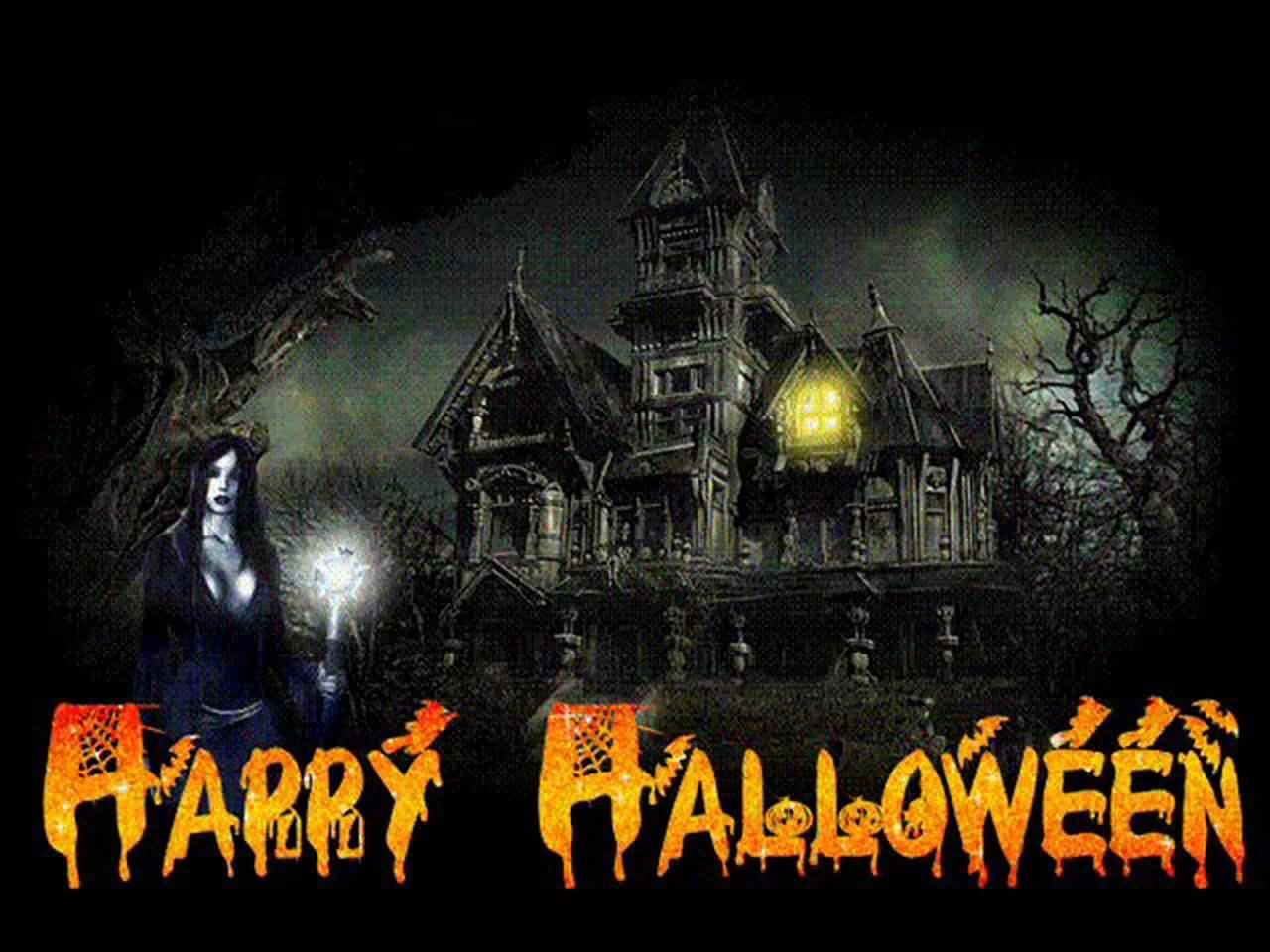 Happy Halloween 2016 Scary House Picture