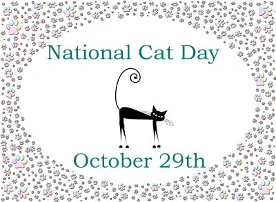 Happy National Cat Day October 29th