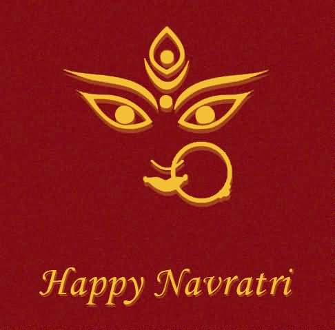 Happy Navratri Greeting Card Image