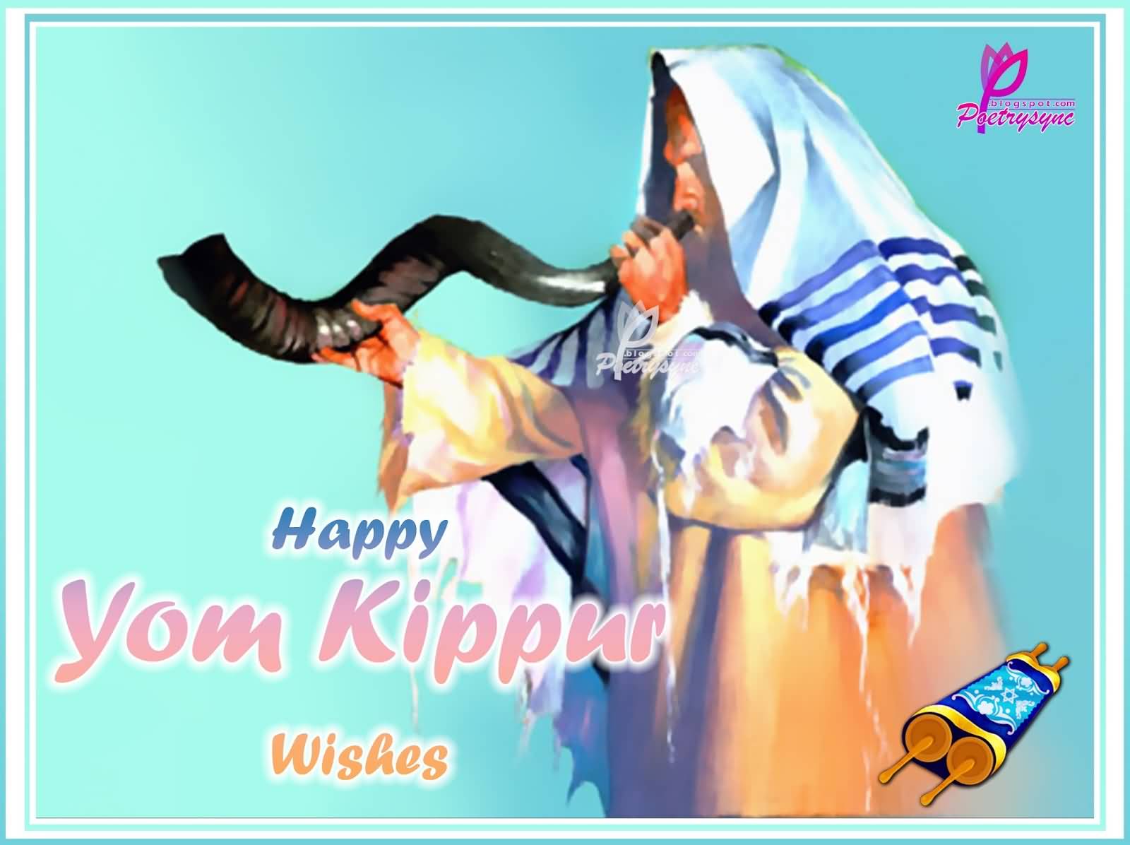 Happy Yom Kippur Wishes Painting Picture