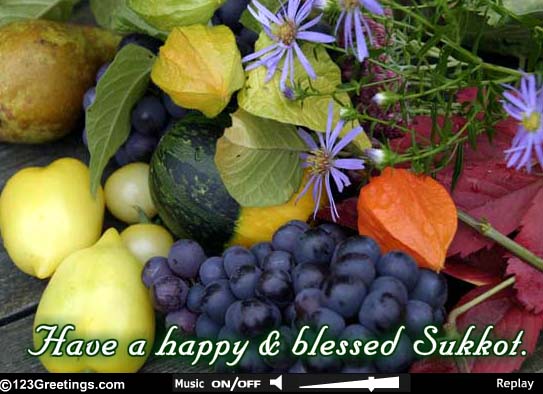 Have A Happy & Blessed Sukkot