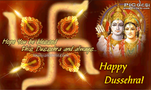 Hope You Be Blessed This Dussehra And Always Happy Dussehra