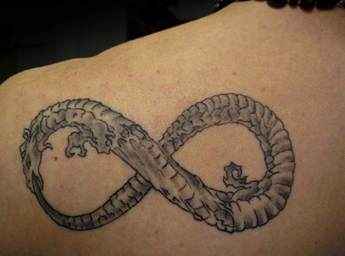 Infinity Symbol Ouroboros Tattoo