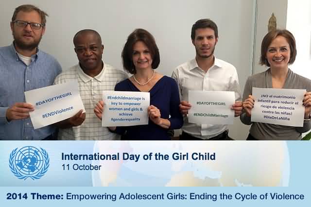 International Day Of The Girl Child 11 October