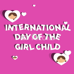 International Day Of The Girl Child Girl Child With Heart Picture