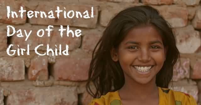 International Day Of The Girl Child Smiling Indian Little Girl Picture