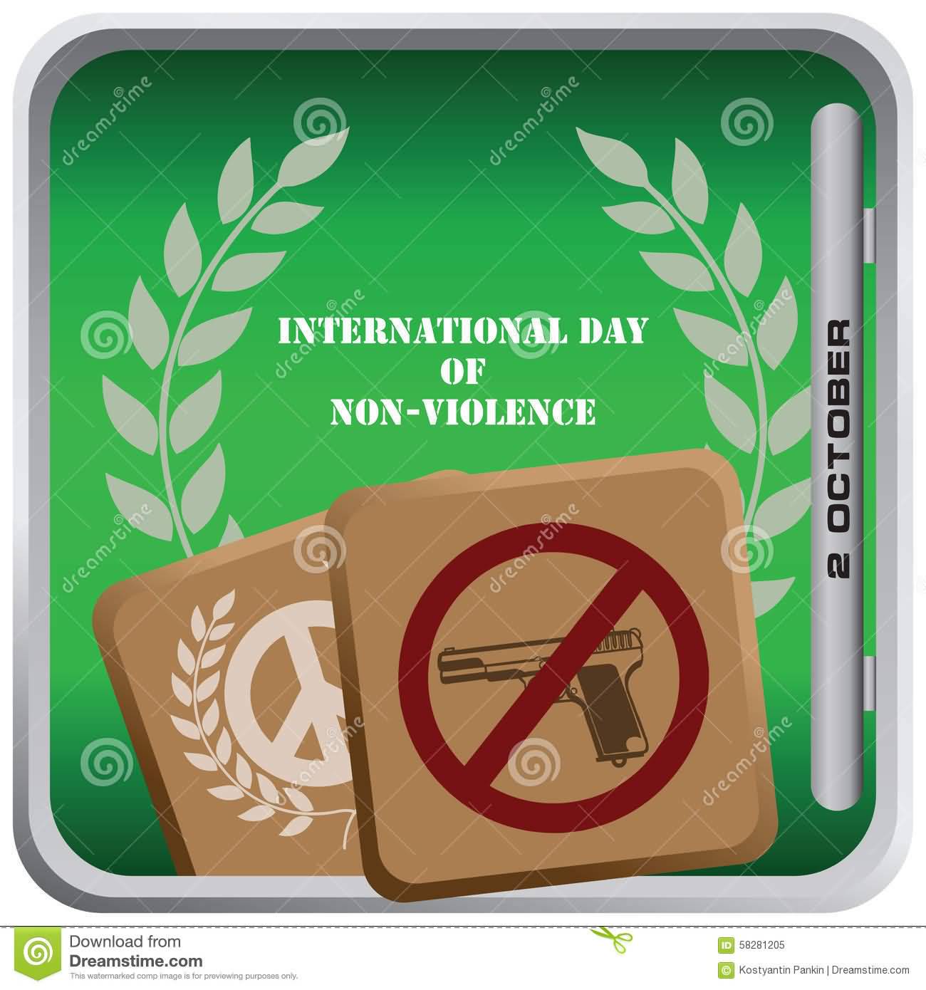 International Day of Non-Violence Card