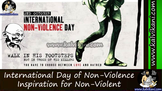 International Day of Non-Violence Inspiration For Non-Violent