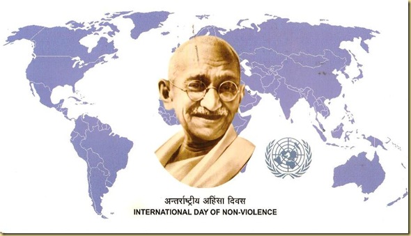 International Day of Non-Violence Mahatama Gandhi Picture