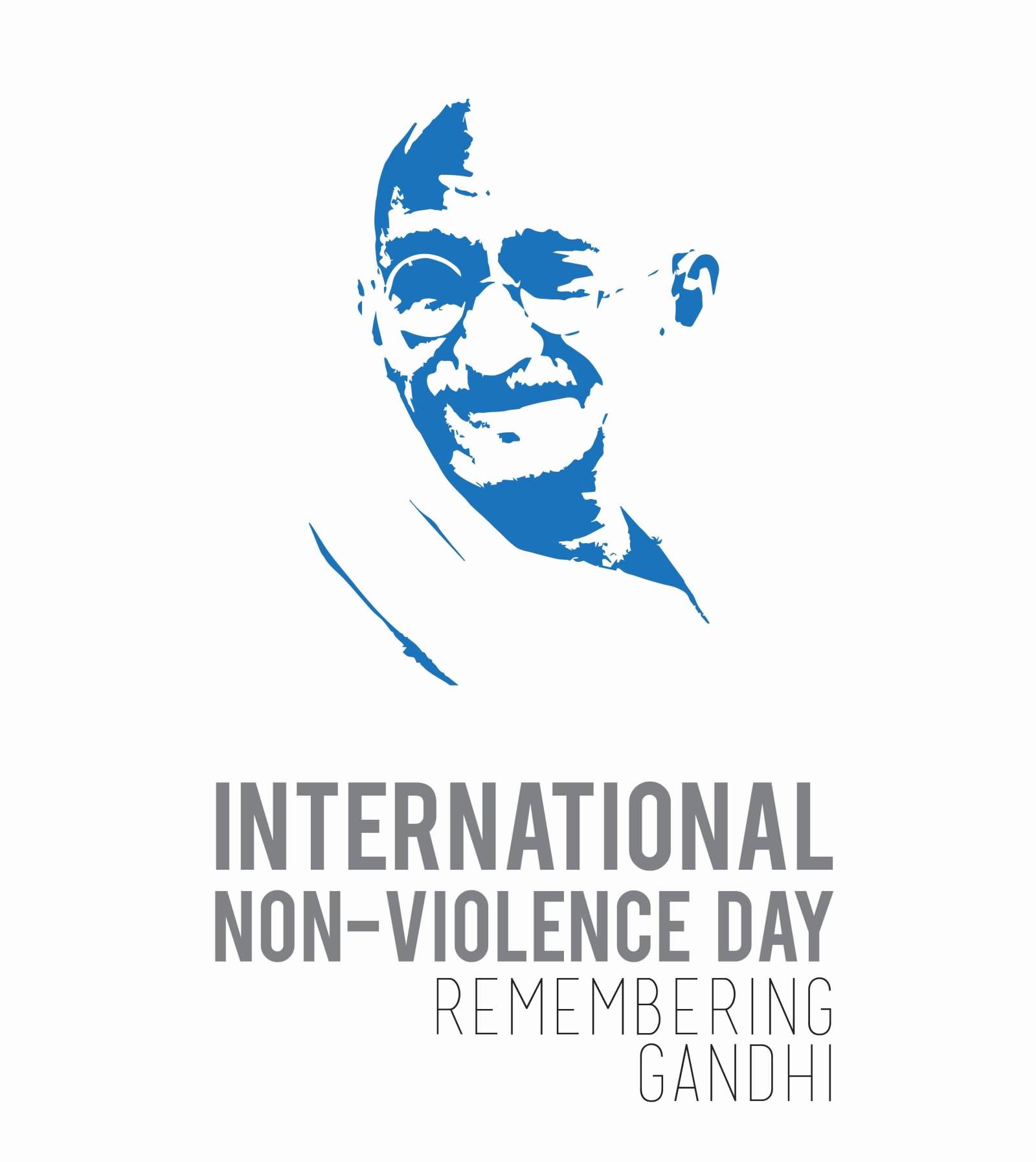 International Day of Non-Violence Remembering Gandhi Picture