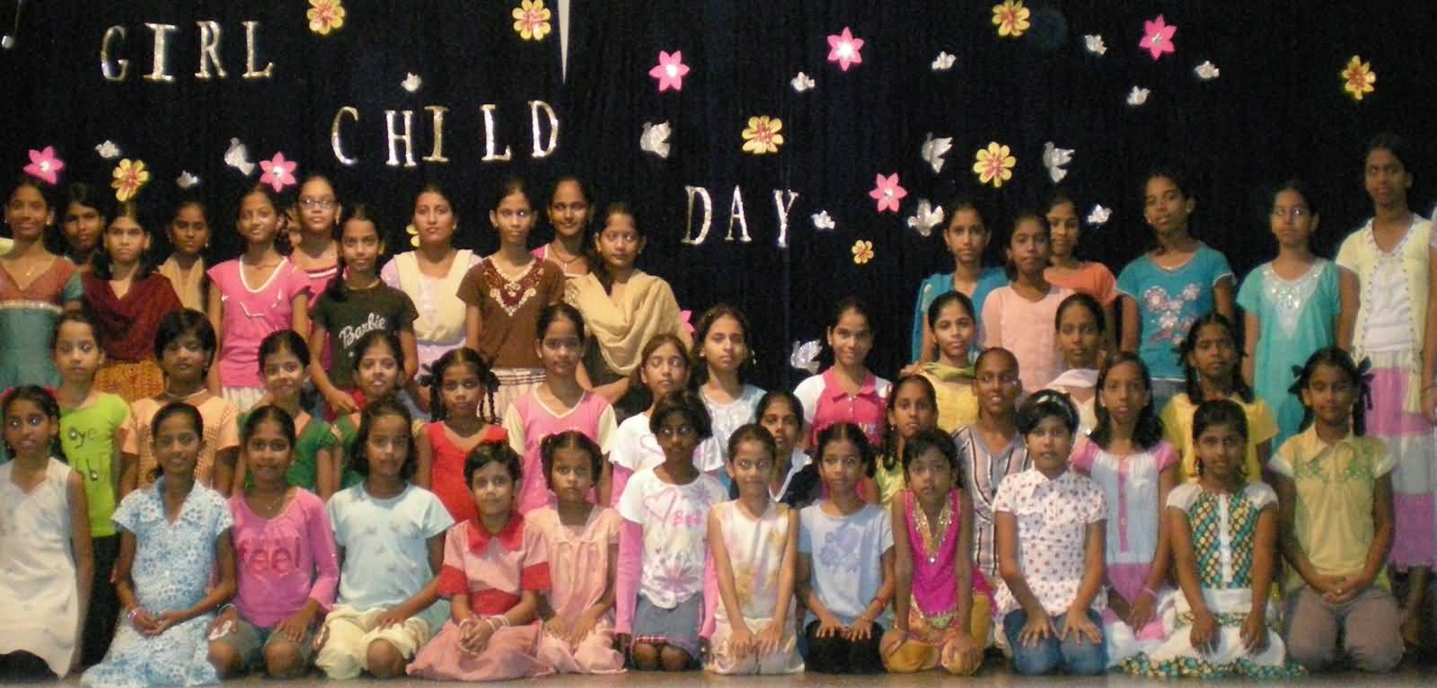 International Girl Child Day Celebration Picture