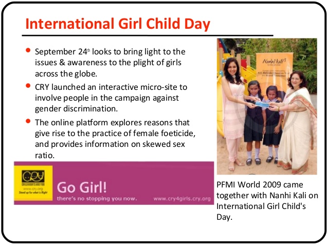 International Girl Child Day Poster