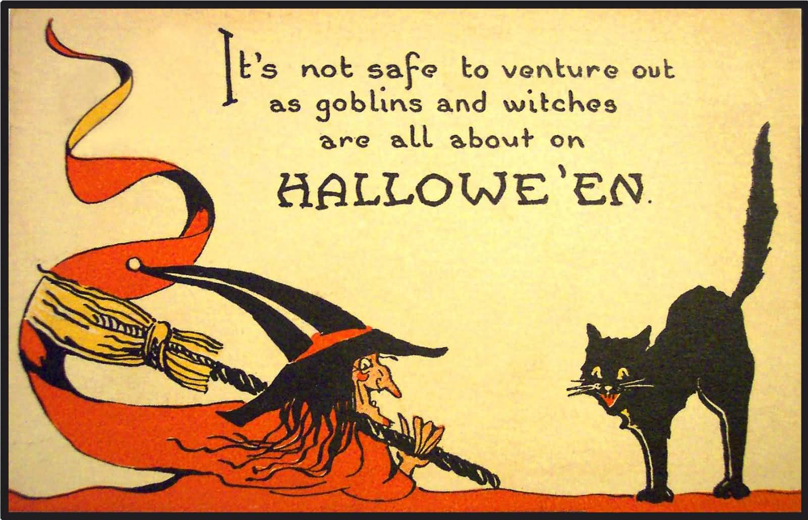 It's Not Safe To Venture Out As Goblins And Witches Are All About On Halloween